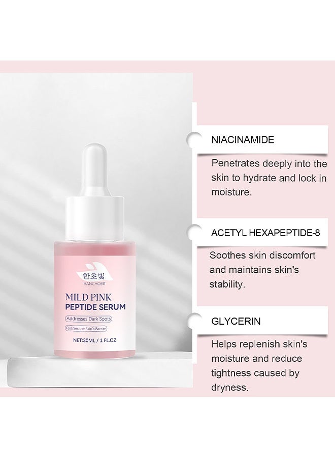 HANCHOBIT Peptide Dark Spot Correction: Infused with gentle pink peptide complex to fade dark spots, post-acne marks, and uneven tone for a brighter, more even complexion. - Image 5